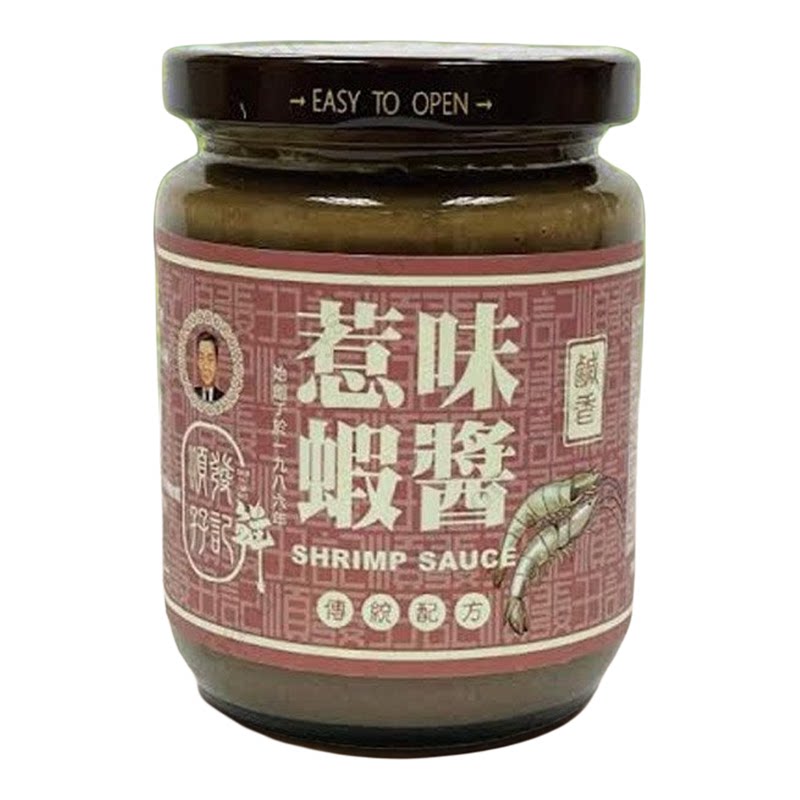 顺发孖记咸香惹味虾酱260g腌肉酱香港正宗虾酱海鲜酱虾味香浓海味