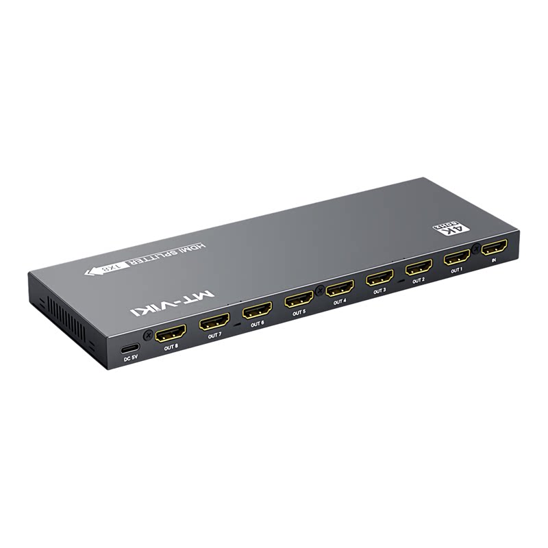 迈拓维矩1进8出hdmi分配器4K60hz