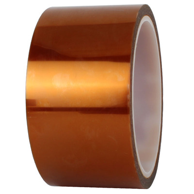 不带粘性金手指PI 聚酰亚胺薄膜高温胶带无粘性茶色耐高温纯膜0.0