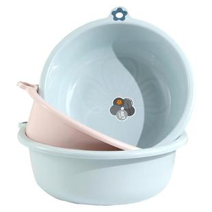 洗脸盆家用加厚耐用塑料盆厨房洗菜盆子学生宿舍用脚盆洗衣服水盆