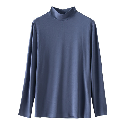 半高领秋衣男款无痕打底衫秋冬季