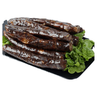 玉顺斋土猪肉莱芜香肠咸肉腊肠即食山东特产风干南肠五香250g*4袋