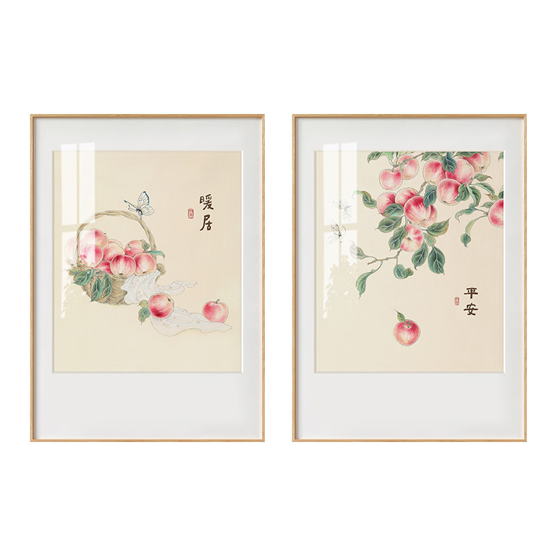 墙蛙客厅新中式美好寓意装饰画