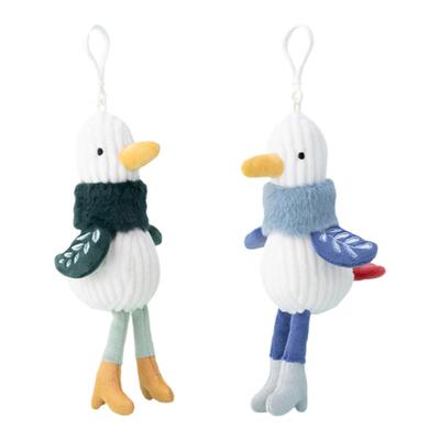 可爱海鸥毛绒玩偶书包挂件饰品
