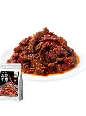 几多全冷吃辣味原切后腿牛肉干