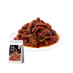几多全冷吃牛肉厚切牛后腿肉辣味鸡胸肉干高蛋白儿童健康休闲零食