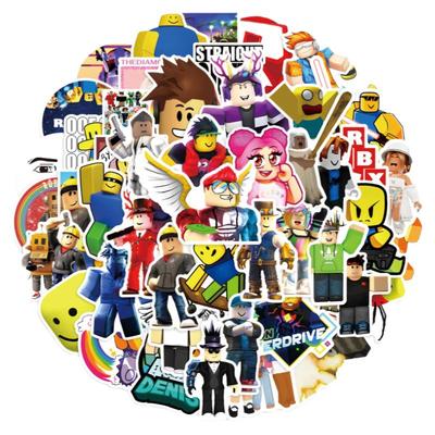 200张ROBLOX罗布乐思游戏卡通贴纸个性笔记本电脑滑板头盔水杯贴