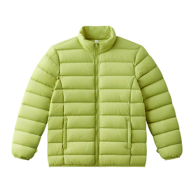 VVClife立领纯色白鸭绒羽绒服