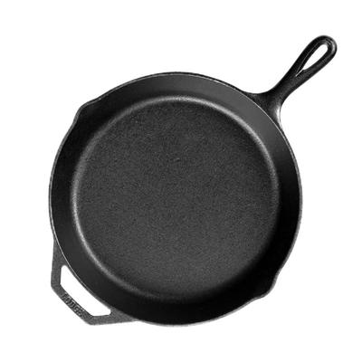 lodge美国铸铁不易粘26平底锅锅