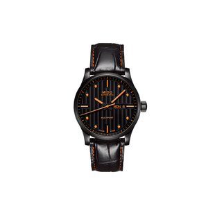 Mido美度舵手系列橙舵双历自动机械手表男士腕表瑞士制造官方正品