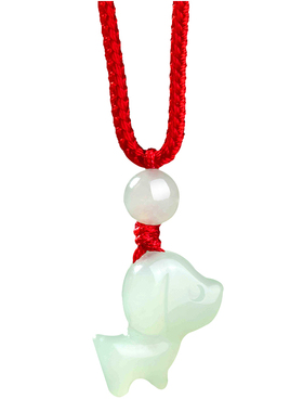 妙韵十二生肖狗天然和田玉吊坠