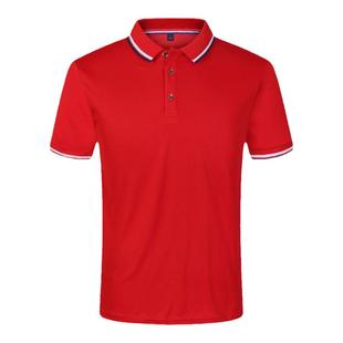 有翻领POLO衫女工装短袖上衣 工作服男夏季定制印字LOGO冰丝棉T恤