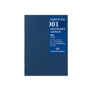 日本Traveler's Notebook护照款TN旅行者TRC笔记手帐本子内芯配件
