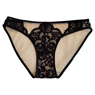 欧美高端蕾丝内裤女低腰舒适透气网纱透明性感纯欲高级贵妇三角裤