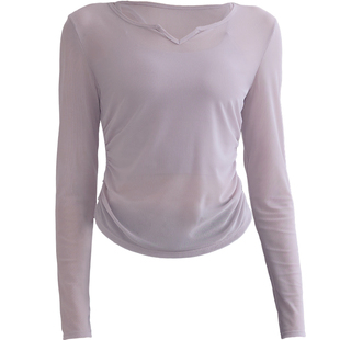 2026新款瑜伽服上衣女秋冬绝美健身衣运动普拉提训练套装长袖罩衫