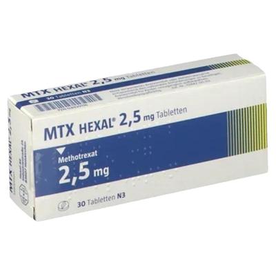 欧洲直邮Hexal赫素甲氨蝶呤片30片抗代谢用于慢性类风湿性关节炎