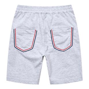 正品ELLE童装kids男童短裤夏薄款中大童针织五分裤儿童中裤运动裤
