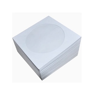 光盘PP袋子双面12CM环保CD纸袋8CM三寸小DVD光碟保护套约100个/包