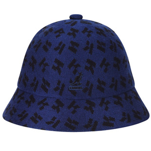Kangol Square K Casual 袋鼠新款几何满版印花帽子圆顶渔夫帽