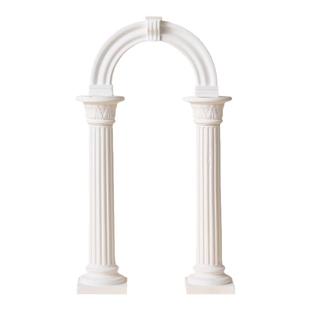 罗马柱拍照道具摆件白色石膏手办化妆品陈列陈设场景搭建布置套装北欧风家居静物产品摄影拍摄装饰品展示架