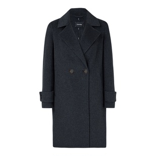 【100山羊绒】Koradior珂莱蒂尔商场同款2025冬气质双面呢大衣女