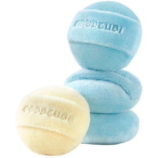 古迪大胖丁散粉粉扑加厚长绒植绒软弹舒适柔焦磨皮蜜粉饼定妆专用