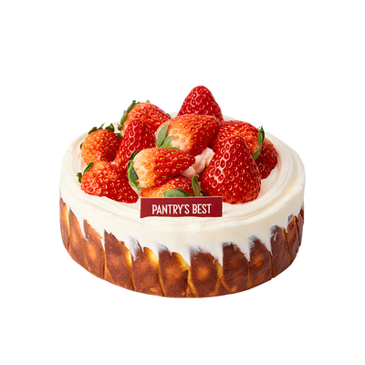 派悦坊0蔗糖草莓巴斯克新年生日蛋糕奶油小甜品同城配送北京上海