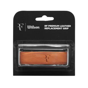Wilson威尔胜内柄皮PU粘性网球拍棕色牛皮羽毛球拍RF手胶吸汗带