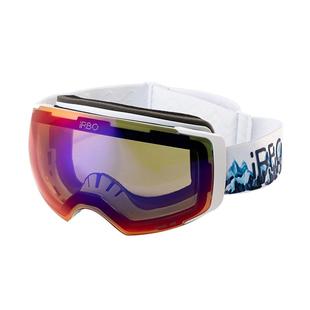 iRBO双层柱面变色防雾滑雪眼镜护目镜近视男女成人雪镜磁吸球面