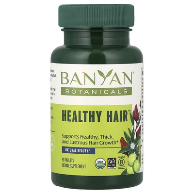 Banyan Botanicals,头发健康补剂™，90 片