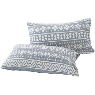 纯棉枕巾一对装五层纱布100全棉加厚单人枕防螨抗菌男生枕头垫巾