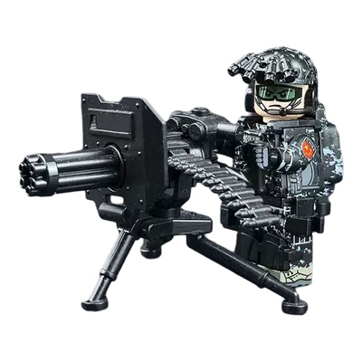 蛟龙士兵军事人仔特种兵小人武器