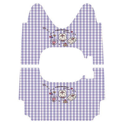 适用雅迪摩登嘟嘟三轮车脚垫防水