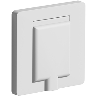 出线孔面板86型开关插座空白面板装饰遮挡盖板遮丑盖堵洞穿线白板