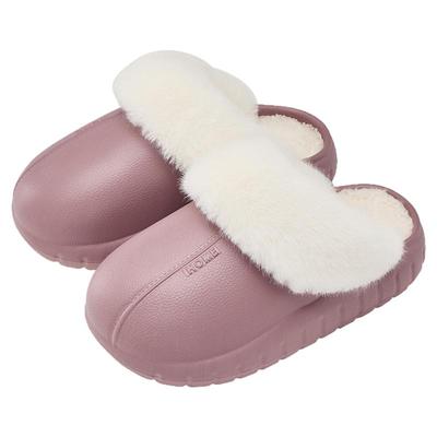 老人棉拖鞋女款秋冬季室内居家2025新款可拆机洗中老年防滑拖鞋男