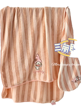 浴巾女秋冬裹巾冬天加厚大人速干