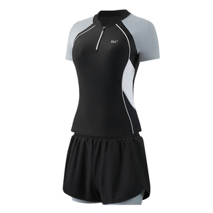 361泳衣女士分体式泡温泉2025新款高级感成人微胖大码游泳馆专用