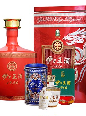 伊力特50度伊力王红王500ml铁盒