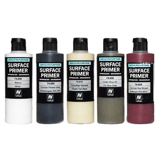 恒辉模型 AV vallejo水补土底漆AV74600-AV74660 200ml