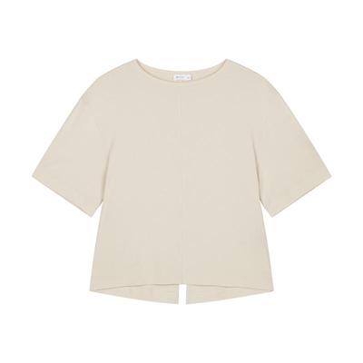 内外棉莫后开衩短袖上衣/宽松短裤睡衣女款251WL3302-4104