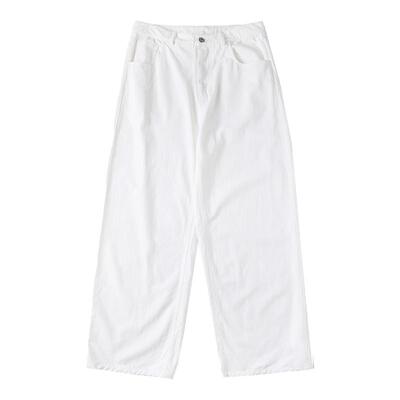 CountryMoment基础款梭织直筒裤