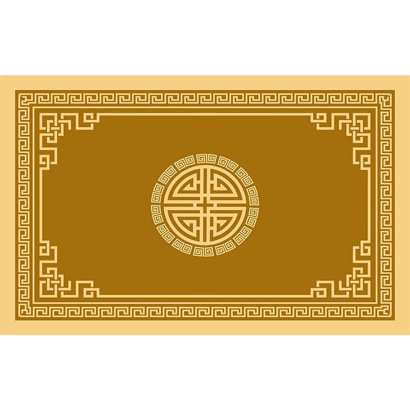 东户朝西入户门脚垫土黄色垫轻奢