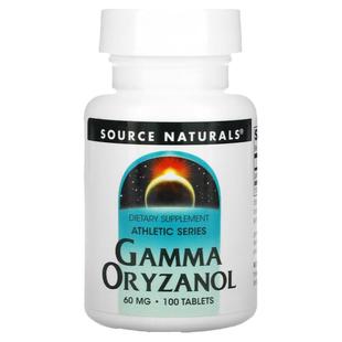美国Source Naturals Gamma Oryzanol天然谷维素情绪轻松安心睡眠