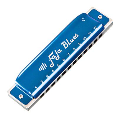 EASTTOP布鲁斯口琴12孔金属琴格