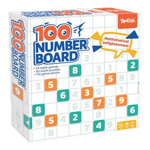 Yaofish鳐鳐鱼百数板儿童桌游磁吸蒙氏教具数学启蒙益智玩具4+