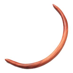 上弦月簪红檀木月亮木簪日常盘发挽发古风半圆簪子简约古典发饰女