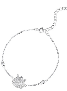 足银999灵驹手链纯银手链时尚