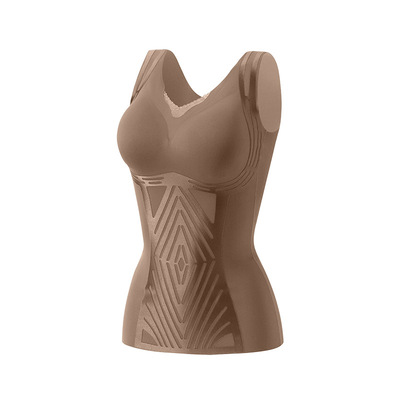 秋冬新款保暖背心无痕收腹塑身衣