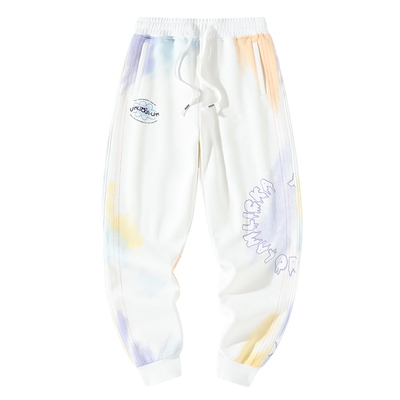 lamlicka扎染休闲宽松长裤