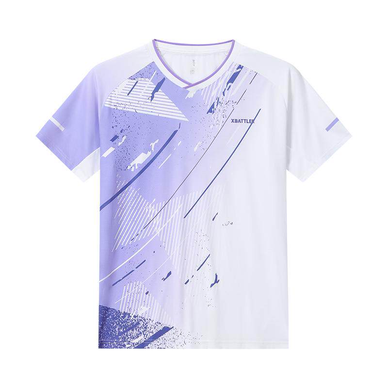 上阵短袖速干羽毛球服女夏季新款大赛服凉感运动训练羽球衣套装男